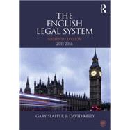 The English Legal System: 2015-2016