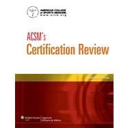 ACSM's Certification Review