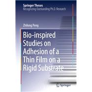 Bio-inspired Studies on Adhesion of a Thin Film on a Rigid Substrate