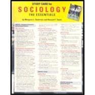 Study Card for Andersen/Taylor’s Sociology: The Essentials, 5th