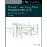 Operations and Supply Chain Management for MBAs, Rental, 7th Edition [Rental Edition]