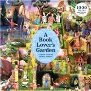 A Book Lover's Garden: A 1000-piece jigsaw puzzle by Michael Kirkham