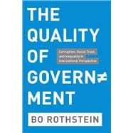 The Quality of Government