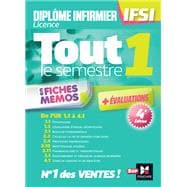 Tout le semestre 1 en fiches mémos - Diplôme d'état infirmier - DEI IFSI - Révision et entrainement