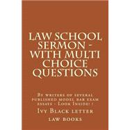 Law School Sermon
