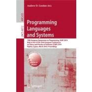 Programming Languages and Systems : 19th European Symposium on Programming, ESOP 2010, Held as Part of the Joint European Conferences on Theory and Practice of Software, ETAPS 2010, Paphos, Cyprus, March 20-28, 2010. Proceedings