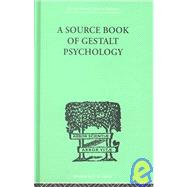 A Source Book of Gestalt Psychology