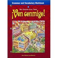 Ven Conmigo Grammar and Vocabulary