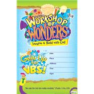 Vacation Bible School, Vbs 2014 Workshop of Wonders Large Promotional Poster: Imagine & Build With God