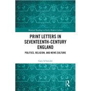 Print Letters in Sixteenth and Seventeenth-Century England: Politics, Religion, and News Culture