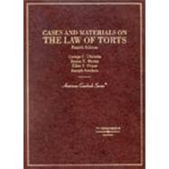 Cases and Materials on the Law of Torts