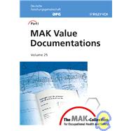 The MAK-Collection for Occupational Health and Safety: Part I: MAK Value Documentations, Volume 25