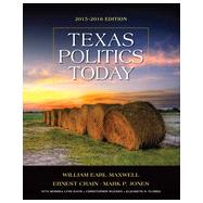 Texas Politics Today 2015-2016 Edition, 17th Edition