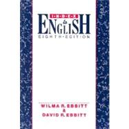 Index to English