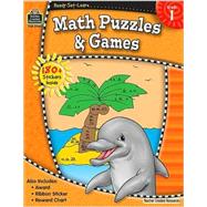 Math Puzzles and Games, Grade 1