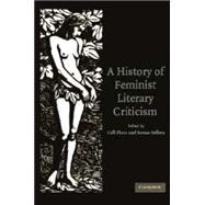A History of Feminist Literary Criticism,9780511339608