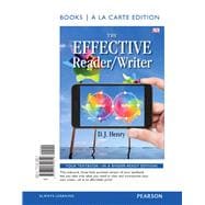 The Effective Reader/Writer, Books a la Carte Edition
