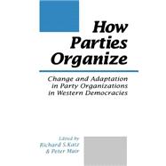 How Parties Organize Change and Adaptation in Party Organizations in We