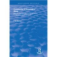 Community, A Sociological Study