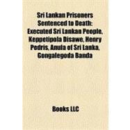 Sri Lankan Prisoners Sentenced to Death