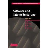 Software and Patents in Europe