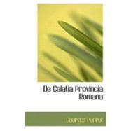 De Galatia Provincia Romana