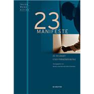23 Manifeste Zu Bildakt Und Verkorperung