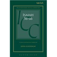Isaiah 56-66 A Critical and Exegetical Commentary