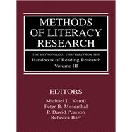 Methods of Literacy Research