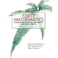 Finite Mathematics for Business, Economics, Life Sciences and Social Sciences