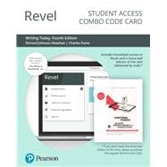 Revel for Writing Today Plus The Writer's Handbook -- Combo Access Card