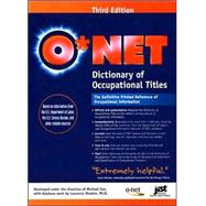 ONet Dictionary of Occupational Titles