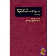 Methods of Experimental Physics : Nuclear Methods in Solid State Physics,9780124759633
