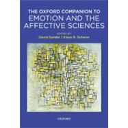 Oxford Companion to Emotion and the Affective Sciences