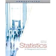 Statistics for Management and Economics, Abbreviated