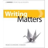 Writing Matters - A Handbook for Writing and Research