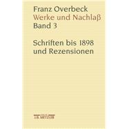 Franz Overbeck Werke Und Nachlaß