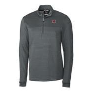 Cutter & Buck Traverse Stripe Stretch 1/4 Zip Pullover