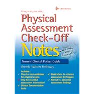 Physical Assessment Check-Off Notes: Nurse's Clinical Pocket Guide