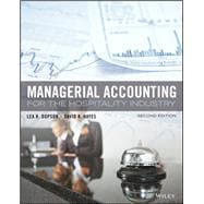 Managerial Accounting for the Hospitality Industry,9781119299653