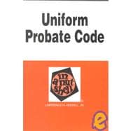 Uniform Probate Code in a Nutshell,9780314249654