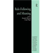Rule-following and Meaning