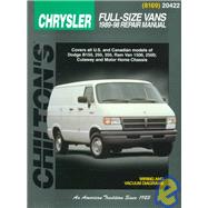 Chilton's Chrysler Full-Size Vans 1989-98 Repair Manual