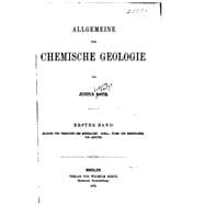 Allgemeine Und Chemische Geologie