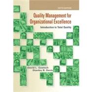 Quality Management for Organizational Excellence : Introduction to Total Quality