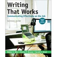 Writing That Works: Communicating Effectively on the Job with 2020 APA and 2021 MLA Updates