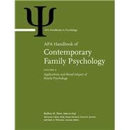 APA Handbook of Contemporary Family Psychology, Volume 2