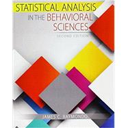 Statistical Analysis in the Behavioral Sciences