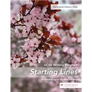 Starting Lines: An Anthology of Student Writing - University of California, Santa Barbara
