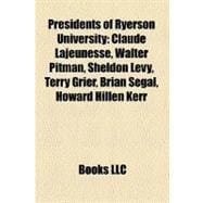 Presidents of Ryerson University